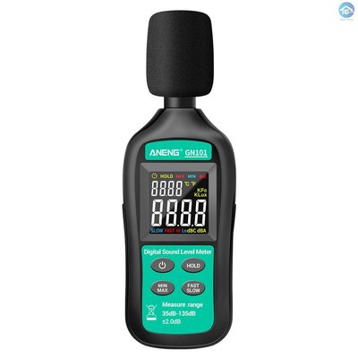 ANENG 數顯噪音計35db-135db 高精度噪聲測試儀測聲音分貝儀家用專業聲級計GN101 不帶電池發貨-DD220831