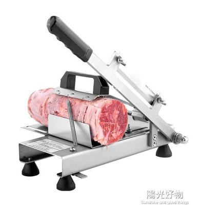 下殺 切肉機牛羊肉切片機家用手動切肉片機肉卷機器刨肉機切凍肉火鍋飯店商用 NMS