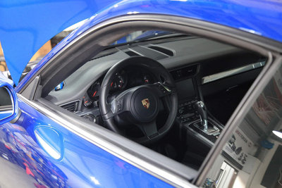 Porsche Carrera 991 992~安裝20吋鍛造訂製圈胎+跑車套件時鐘+SF 高流量濾芯+卡鉗烤漆+黑化LOGO