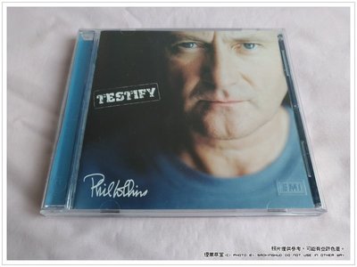 《煙薰書房》二手CD  Phil Collins 菲爾柯林斯 TESTIFY   ~ 華納 Warner Music