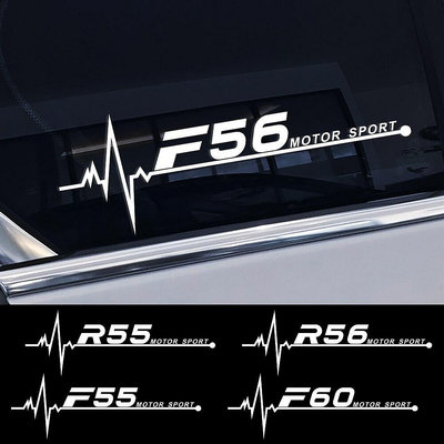 2件 MINI Cooper R50 R52 R53 R55 R56 R57 R60 等汽車車窗反光裝飾貼  汽車貼紙