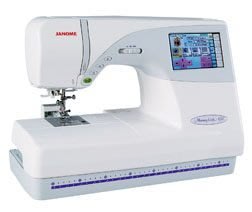 【松芝拼布坊】車樂美 Janome 數位 電腦型 刺繡機 縫紉機 MC 9700 連接電腦、彩色螢幕、編輯記憶