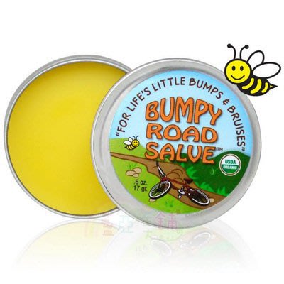 【蓋亞美舖】Sierra Bees, Bumpy Road Salve 萬用膏 含麥盧卡蜂蜜(無香)17g 美國進口