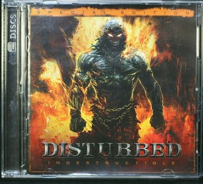 正版CD+DVD~騷動樂團 永不毀滅限量影音典藏版Indestructible Disturbed