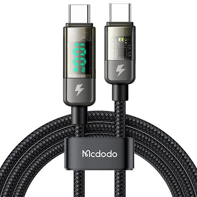 Mcdodo 麥多多 iphone 15 適用 雙Type-C/PD 智能斷電 數顯 充電線 傳輸線 快充線 閃充線