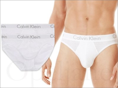 Calvin Klein 卡文克萊 純棉 男內著 內褲 三角褲 合身 兩件ㄧ組白色 S號 愛Coach包包