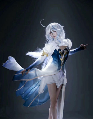 收腰款全新芙卡洛斯水神cos服芙寧娜水神神裝cosplay魔 (2)