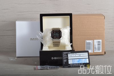 【品光數位】Casio G-SHOCK MRG-B5000D-1DR 43.2mm 鈦合金 太陽能錶  #117400K