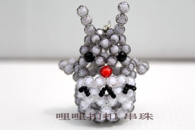 【串珠】珠中珠 吊飾 手工串珠 龍貓 豆豆龍 鑰匙圈 串珠材料包