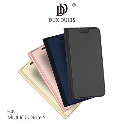 --庫米--DUX DUCIS MIUI 紅米 Note5 奢華簡約側翻皮套 可站立 磁吸 保護套