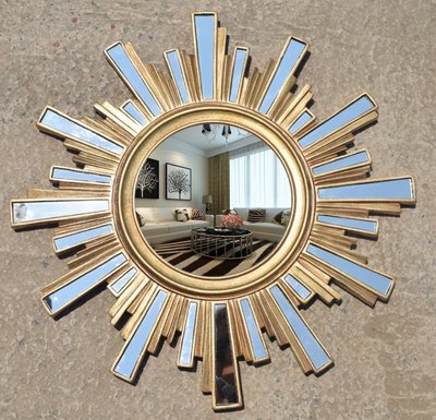 新品 -浴室鏡 化妝鏡 貼玄關太陽鏡防水裝飾鏡化妝鏡壁掛鏡子