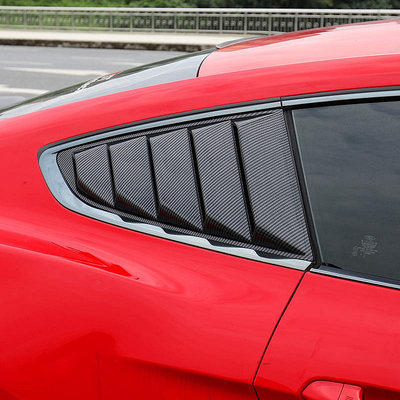 適用于福特野馬百葉窗Mustang改裝車窗側面風口后百葉外觀貼