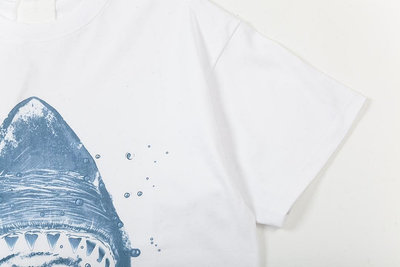 【MOMO生活館】GIVENCHY 紀梵希 ?2024夏季新款經典爆款鯊魚頭字母印花上衣潮流洋氣男女款T恤 白色 XS