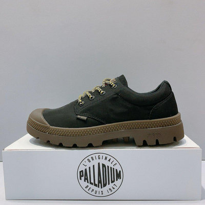 PALLADIUM PAMPA OX PUDDLE LT WP 男女款 黑咖啡 防水 雨鞋 低筒靴 76116-036