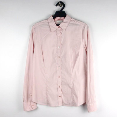 200308品牌bossini ladies粉色條紋襯衫