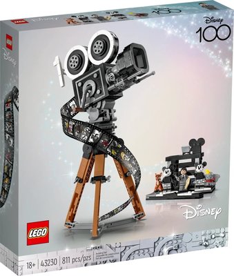 積木總動員 LEGO 43230 Disney 華特迪士尼致敬相機 外盒:37*35*7cm 811pcs