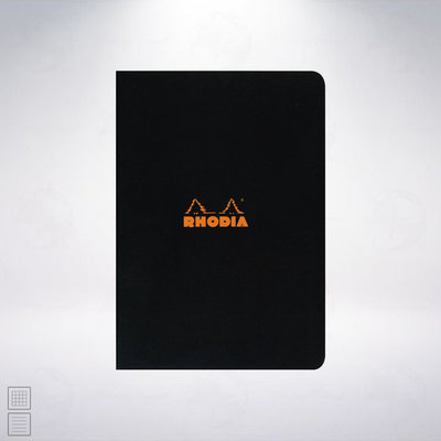 法國 RHODIA Classic Stapled Notebook A5 釘裝筆記本: 黑色/Black