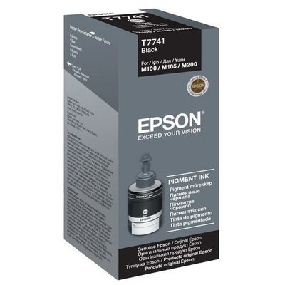 L605/L655/M105/M200/L1455 EPSON T7741 原廠黑色墨水罐