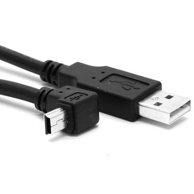 0.5m長 USB A公對Mini B公上彎數據線 Mini USB線 90度上彎頭 U2-057-UP-0.5M