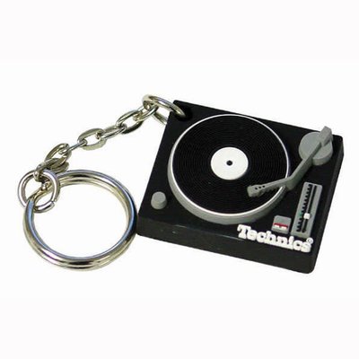 [淘樂] Technics 黑膠唱盤造型鑰匙圈 （DDJ, Serato, Pioneer, Numark, DJM）