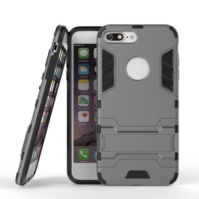 shell++有鏡頭保護套 金屬感 5.5吋 iPhone 7 plus 變形金剛 鋼鐵人 皮套 手機殼 可站立 保護殼 保護貼