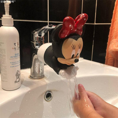 迪士尼米妮米奇水龍頭延長器節水卡通水龍頭擴展工具幫助兒童洗手浴室廚房【滿299元出貨】