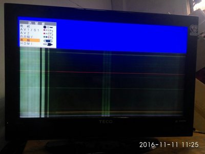 teco 32吋 電視零件機 電源板 高壓板 邏輯板待測，螢幕沒破