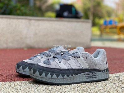 NEIGHBORHOOD x Adidas Adimatic 灰色 黑灰 鯊魚麵包 休閑滑板鞋 hp6771