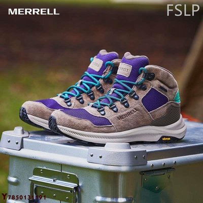 MERRELL邁樂男女款徒步鞋ONTARIO 85系帶耐磨防滑防水輕便登山鞋