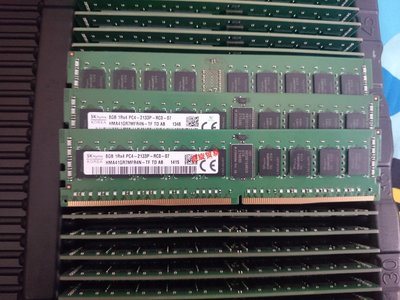 DELL T630 T430 M630 R730XD 伺服器記憶體條8G DDR4 2133P ECC REG