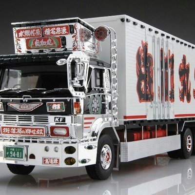 てました ヤフオク 1 40 尾高産業 デコトラ Truck Gang上州用心棒 ふそう