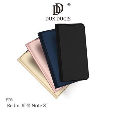*Phone寶*DUX DUCIS Redmi 紅米 Note 8T SKIN 奢華簡約側翻皮套 可插卡 保護套