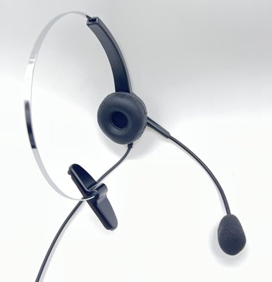 東訊SD-7710E專用 單耳耳機麥克風 頭戴式耳機麥克風 舒適類小羊皮耳套