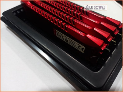 JULE 3C會社-金士頓 HyperX DDR3 2400 8GX4 共 32GB Savage/四通道 記憶體