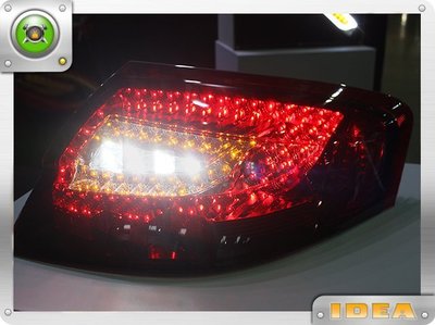 泰山美研社Y2315 全新PORSCHE 996類997 PDK款LED紅白晶鑽尾燈組方向燈LED CARRERA 4