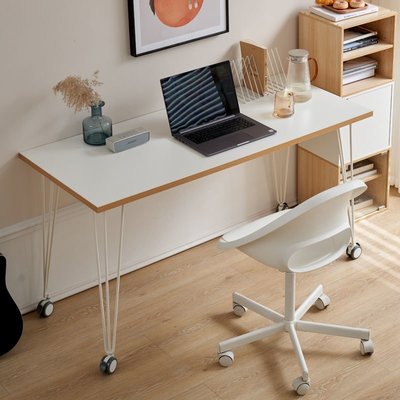 書桌 簡易書桌可移動電腦桌家用簡約客廳臥室學生寫字桌床邊桌子