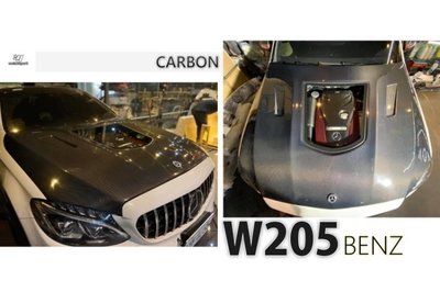 JY MOTOR 車身套件 - W205 C43 C63 C180 C250 C300 C450 碳纖維 卡夢 引擎蓋
