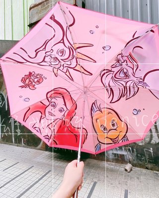 日本迪士尼store限定美人魚小比目魚烏蘇拉晴雨傘遮陽傘Venice維娜絲日本連線代購