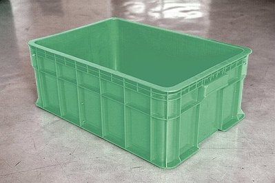 四格儲運箱615*420*240mm-塑膠籃 塑膠箱 密狀儲運箱 搬運箱 工具箱 倉儲箱 週轉箱 物流箱【富晴塑膠】