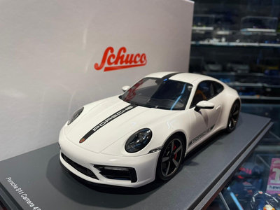吉華@ 1/18 Schuco Porsche 911 Carrera 4S (Type 992) 2019 White