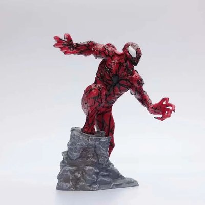 清倉 【超凡蜘蛛人】 反英雄 Venom 紅色 屠殺 雕像 場景 模型 盒裝