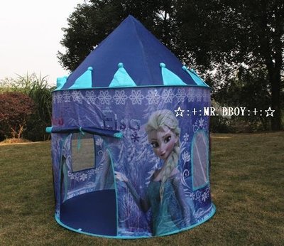☆:+:MR.BBOY:+:☆獨家 冰雪奇緣Frozen Elsa &amp; Anna公主城堡兒童帳篷、球屋、城堡、折疊玩具屋