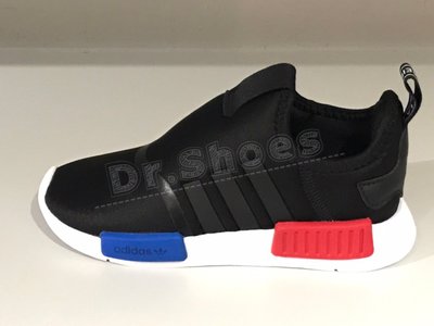 【Dr.Shoes 】Adidas NMD 360 小童鞋 黑 休閒運動 EE6355