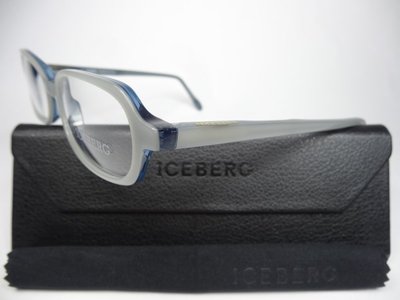 信義計劃 眼鏡 ICEBERG IG 80191 義大利製 光學眼鏡 橢圓膠框 內外雙色框 Eyeglasses .