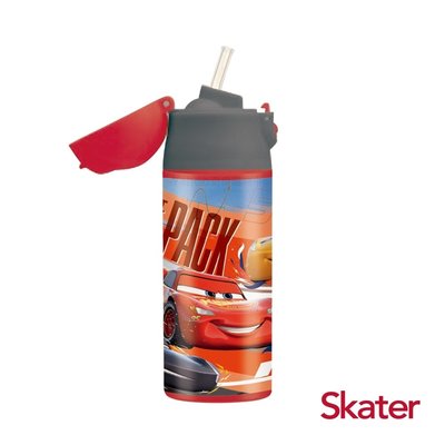 ☘ 板橋統一婦幼百貨 ☘  Skater不鏽鋼保溫吸管瓶(360ml) 閃電麥昆