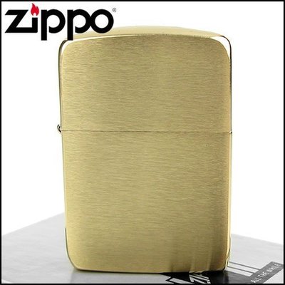 ☆哈洛德小舖☆全新【ZIPPO】美系~1941 復刻版打火機~(金色)拉絲打磨純銅款NO.1941B