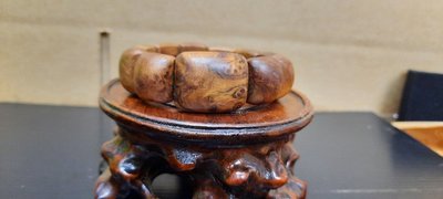 CMNSPZ25超群香業 香木藝品創作材專賣📌 約25g 📣北越肖楠樹瘤 重油 收藏 雙線排珠