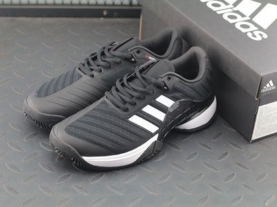 Adidas Barricade 白黑 訓練 網球鞋 跑步鞋CM7824