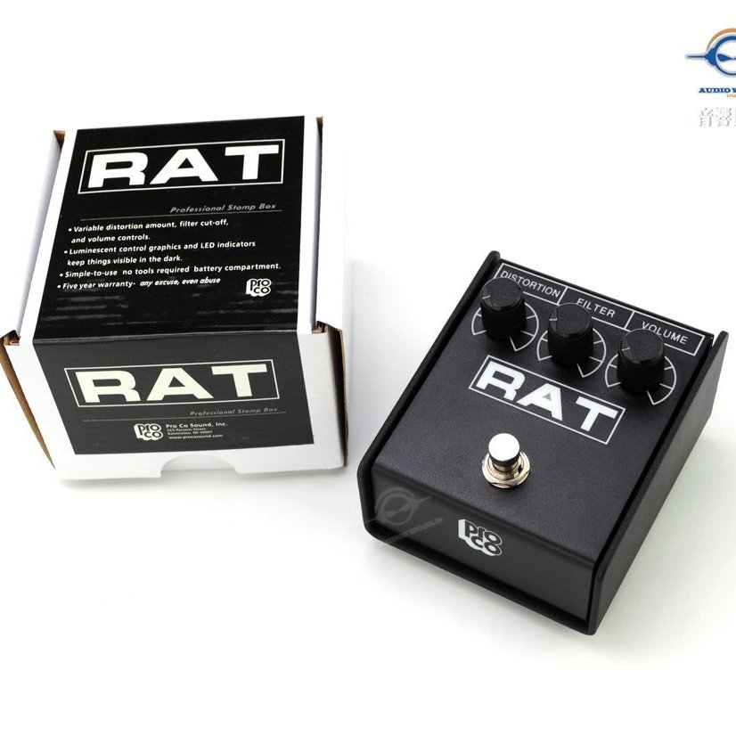 音響世界：美國Pro Co RAT2超經典破音吉他效果器--現貨立即出