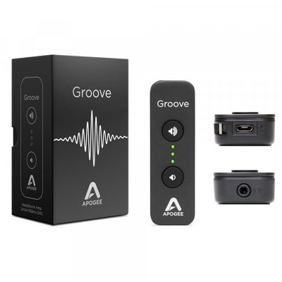 Apogee Groove USB耳擴神器-錄音室頂級DAC隨身耳機擴大機（低失真/四顆DAC晶片/600 Ohm/適發